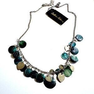 Vintage Cookie Lee Genuine Shell Necklace NWT